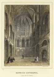 Cathédrale de Norwich, extrémité est du chœur