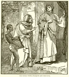 Anciens types romains. Tarquin et la Sibylle