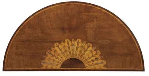 Une des deux tables de jeu à double abattant de George III, vers 1780