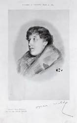Oscar Wilde (1854-1900) un portrait Bijou, de Society