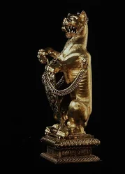Once en forme de panthère avec tête amovible, Londres, 1600-01