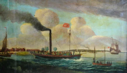 P.S. Royal Charter à Barton waterside, vers 1850