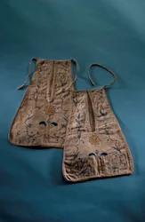 Paire de poches attachées, vers 1750