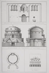 Palais et mausolée de Théodoric (vers 454-526) à Ravenne, de l