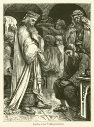 Parabole du vêtement de noces (gravure)