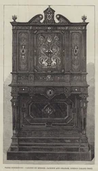 Exposition de Paris, cabinet par Messieurs Jackson et Graham, Londres, Grand Prix (gravure)
