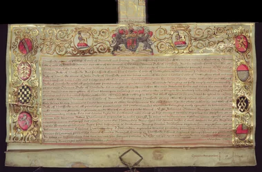 Brevet pour la restauration du duché de Norfolk, par Charles II, 1660