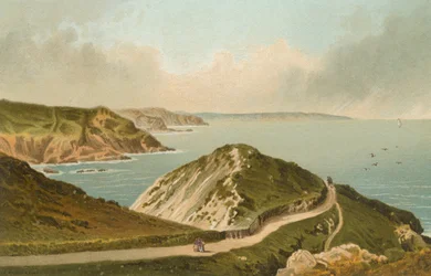 Chemin vers le Trou du Diable--Jersey