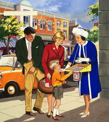 Les Gens Que Vous Voyez : Le Vendeur de Drapeaux