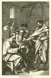 Pierre réprimandé par Paul