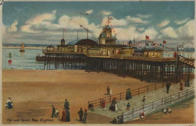 Jetée et sables, New Brighton, Merseyside