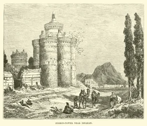 Tour à pigeons près d