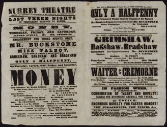 Affiche émise par le Surrey Theatre