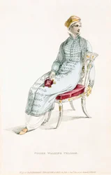 Pelisse de marche polonaise, planche de mode de Ackermann