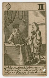 Carte à jouer du complot papiste