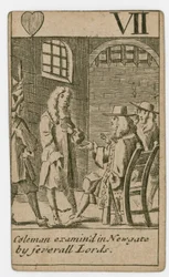 Carte à jouer du complot papiste