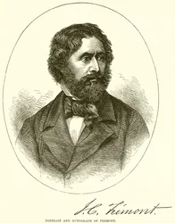 Portrait et autographe de Fremont