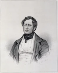 Portrait de Charles Joseph Hullmandel (1789-1850), gravé par G.B. Bleck (1851)