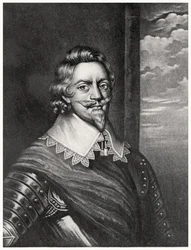 Portrait de Patrick Ruthven, comte de Brentford (c.1573-1651) gravé par Richard Earlom (1743-1822) et Charles Turner (c.1773-1857) de Illustrious Characters in British History