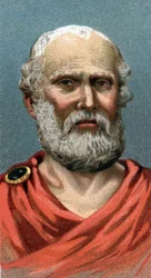 Portrait de Platon, philosophe athénien - Platon - de la série « Meneurs d