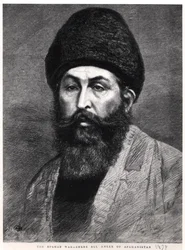 Portrait de Shir Ali Khan (1825-79) émir d