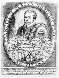 Portrait de Sir Francis Drake à l