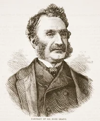 Portrait de Sir Hope Grant, illustration de Cassells Illustrated History of England