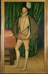 Portrait de Sir Jerome Bowes (d.1616), ambassadeur auprès du Tsar de Russie, 1583