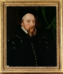 Portrait de William Cecil, 1er baron Burghley (1520-98)