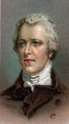 Portrait de William Pitt le Jeune (1759-1806) - De la série Leaders of Men - Chromolithographie - École anglaise, 20e siècle.