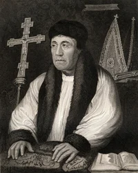 Portrait de William Warham (1450-1532), de Lodges British Portraits, 1823