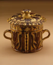 Pot à posset avec couvercle, 1711