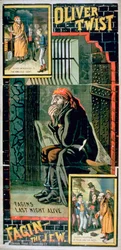 Affiche pour "Oliver Twist" (lithographie couleur)