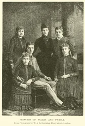 Princesse de Galles et famille