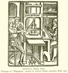 Presse à imprimer, 1511
