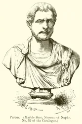 Probus. (Buste en marbre, Musée de Naples, n° 32 du catalogue) (gravure)