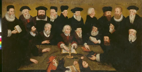 Réformateurs protestants, vers 1654