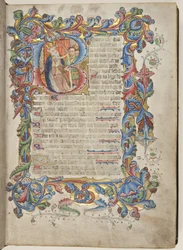 Psautier avec calendrier Sarum, vers 1425-75