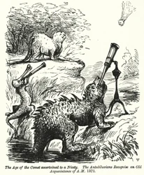 Dinosaures regardant une comète