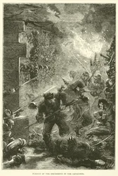 Poursuite des insurgés dans les catacombes, mai 1871