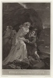 La fuite de la reine Marie du château de Lochleven
