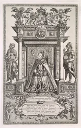 La reine Élisabeth Ire en tant que patronne de la géographie et de l