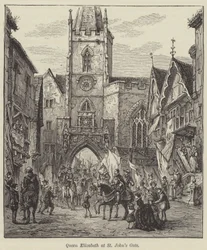 La reine Élisabeth à St John