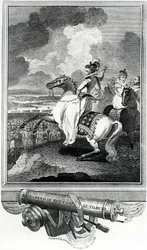 La reine Élisabeth dans le camp de Tilbury, 1811