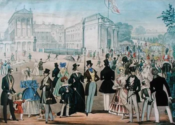 La Reine Victoria revenant de la Chambre des Lords