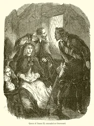 Reine de Jacques II cachée à Gravesend