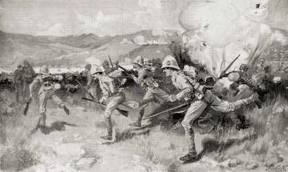 Le Régiment Royal de la Reine du Surrey menant l