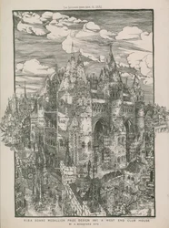 RIBA Soane Medallion prix design 1882 - Une maison de club du West End par A Beresford Pite