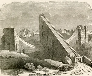 Observatoire astronomique de Raja Jai Singh, Bénarès, Uttar Pradesh, Inde, de 
