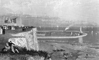 Port de Ramsgate, vers 1840